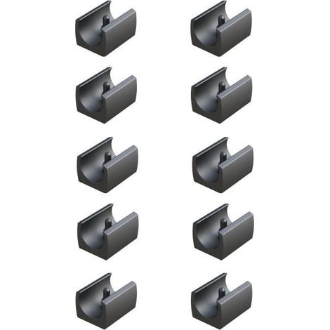 Cyclingcolors – Lot de 10 embouts de protection en plastique 23 - 25mm – Patins rectangulaires pour chaises – Protection des sols contre les rayures (1/4)