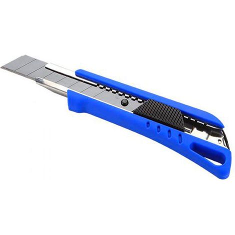 CUTTER LAME 18 MM SK2H AVEC BOUTON GLISSANT ALYCO (1/5)