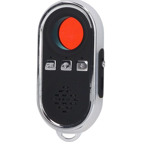 Infrarot-Kameradetektor mit akustischem und optischem Alarm, kabellos, LED-Spionageabwehr für Apartments und Hotels, Schwarz (1/5)