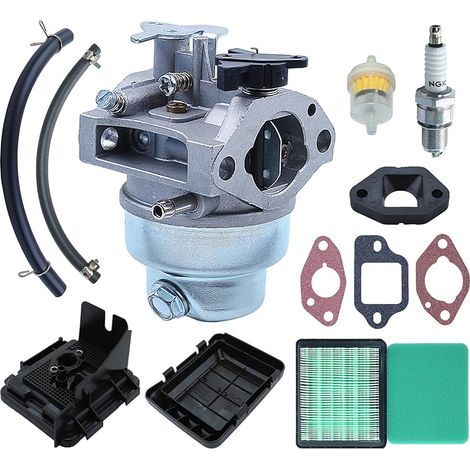 Kit Carburateur pour Honda GCV160 GCV135 GC160 GC135 GCV160-OHC Moteur et Tondeuse, Carbu GCV 160 Tondeuse à Gazon avec Bougie d'allumage,Filtre à Air,Joint, Pièces de Rechange 16100-Z0L-023 (1/5)