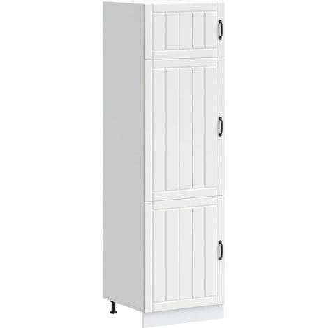 vidaXL Armadio da Cucina Lucca Bianco in Legno Multistrato (1/5)