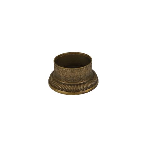 Sofoc 8772779 Chapiteau Pied de Meuble Laiton Dore Imitation Rouille 5,5 x 5,5 x 2,6 cm Petit Ancien (1/2)