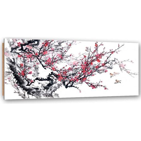 Quadro deco panel, Fiori di ciliegio giapponesi - 150x50 (1/5)