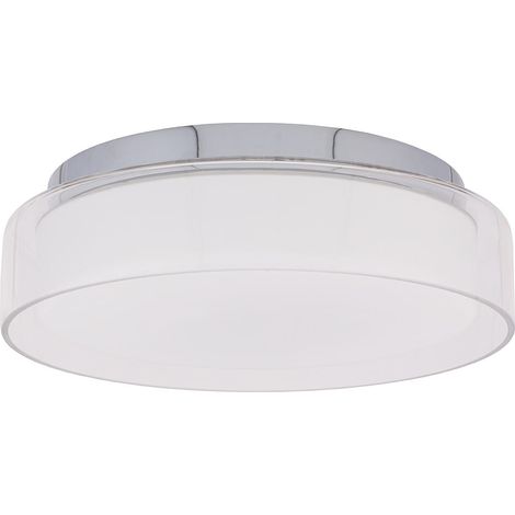 Plafoniera LED Nowodvorski PAN vetro cromo 30cm IP44 (1/2)