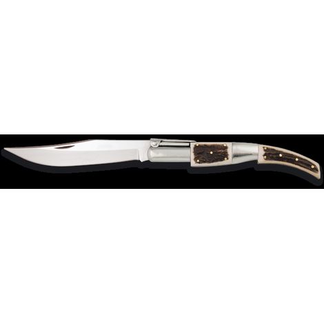 Cuchillo martinez-albainox carraca no2 hoja 11 cm mango ciervo