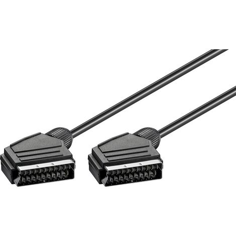 Goobay 11702 Cavo SCART 1,5 m SCART (21-pin) Nero (1/3)