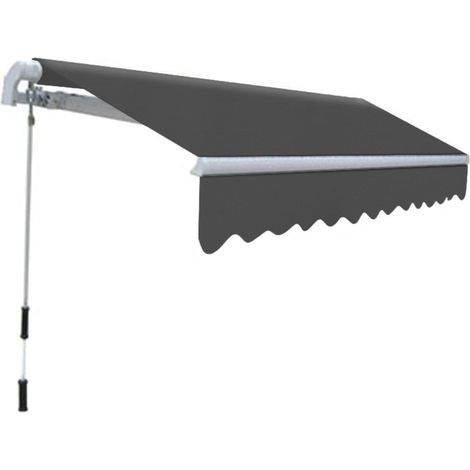 Maison Exclusive - Tenda da Sole Pieghevole Manuale 300 cm Antracite