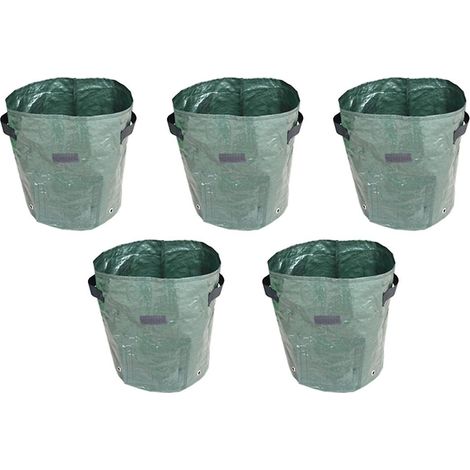Sacs de culture pour plantes, sacs de culture pour pommes de terre, imperméables, en PE, pour le jardinage et les légumes, 7 gallons (26,5 litres), faciles à utiliser, avec système de drainage et d'aé (1/5)