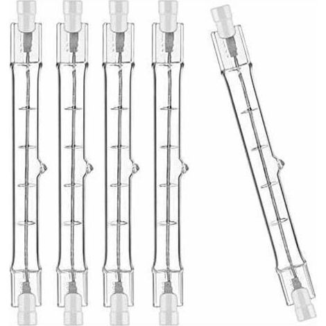 10er-Pack R7S-Halogenlampen, 118 mm, 230 W, 230 V dimmbare R7S-Halogenstablampe (118 mm) für Gebäude-, Landschafts- und Arbeitsbeleuchtung (1/4)