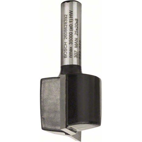 Bosch Nutfräser Standard for Wood, 8 mm, D1 25 mm, L 20 mm, G 51 mm