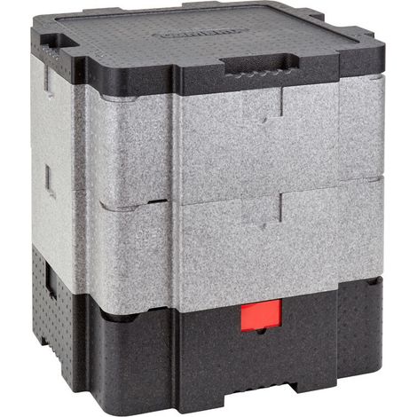 Cam GoBox kit boîte multifonctionnelle avec 2 extensions - 64.1 x 64.1 x 65.4 cm - Cambro