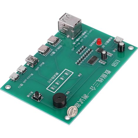3-in-1 USB-Kabeltester – Typ C, Mini-USB, Micro-USB – Präzise Testvorrichtung für Datenkabel