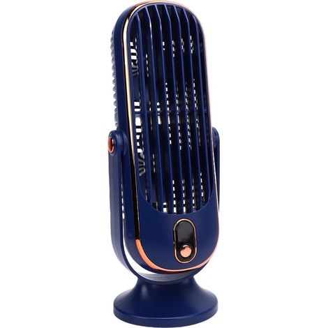 Ventilateur tour rechargeable – 25 cm – 5 vitesses – Moteur sans balais – USB – Bleu – Chambre (1/5)