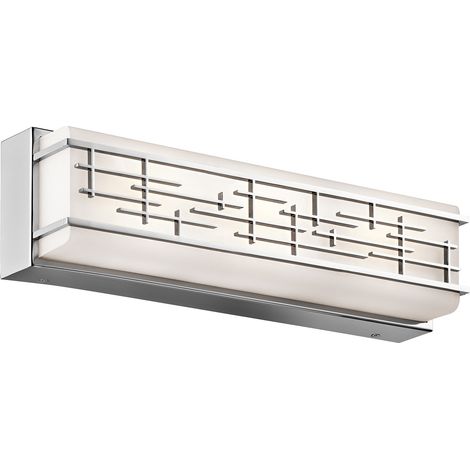 Elstead Zolon - Applique LED da bagno media cromata IP44