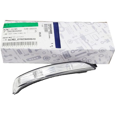 7892834000 est applicable au clignotant extérieur droit de l'Actyon Korand C. (1/4)