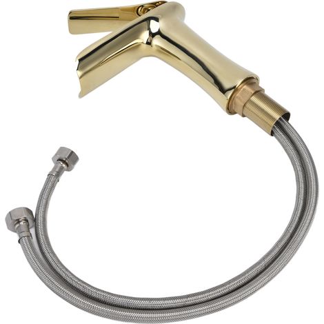 Robinet de Lavabo Moderne en Laiton à Un Trou, Mitigeur Mono-commande pour Évier de Salle de Bain (1/5)