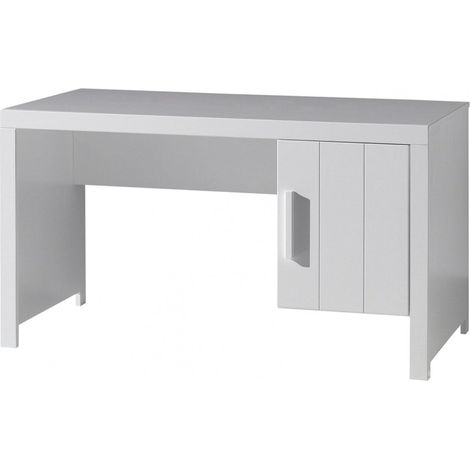 GASTON - Bureau 1 Porte Laqué Blanc (1/3)