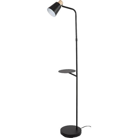 Lampadaire métal noir avec tablette E27 Rabalux Azim2 (1/5)