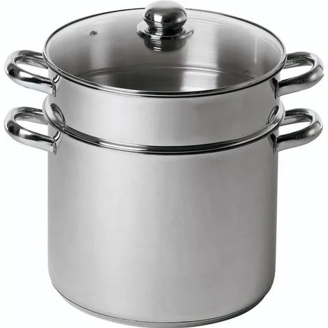 Baumalu Couscoussier Edelstahl 24 cm 9 Liter