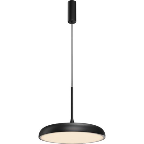 Maytoni Gerhard Lampadario moderno a sospensione a cupola da 40 cm, nero 3000K 1200lm (1/5)
