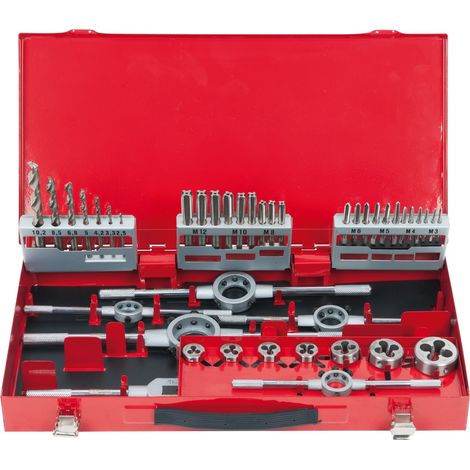 KS Tools HSS Co Gewindeschneidwerkzeug-Satz, 44-tlg.