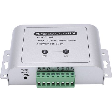 Contrôleur d'alimentation 12 V 3 A pour interphone, sonnette et système de contrôle d'accès (100-260 V).