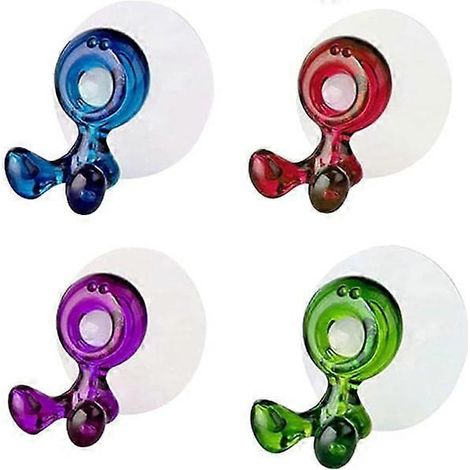 Porte-brosse à dents à ventouse, porte-serviettes, crochets réutilisables sans perçage, crochets à ventouse pour la cuisine, la salle de bain et la maison (1/3)
