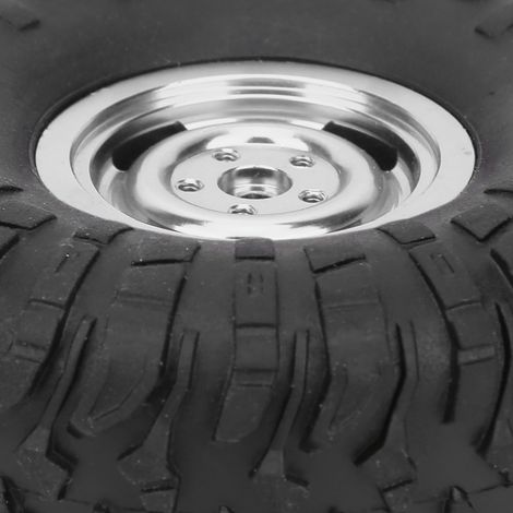 Pneu en caoutchouc de rechange pour MN90 91 99 99S, pièce upgrade pour voiture RC 1/12 et crawler, accessoire argenté (1/5)