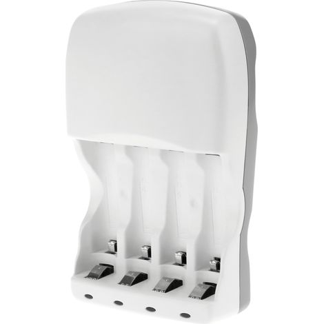 BeMatik - Cargador Rápido enchufable 220VAC 2000mAh para baterías Ni-Mh/Cd