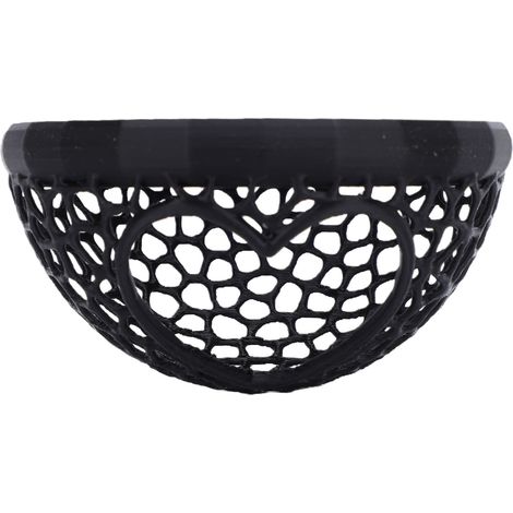 Abri flottant en forme de cœur pour hamac, cache-crevettes, cache Betta, grotte pour Aquarium, noir (1/5)