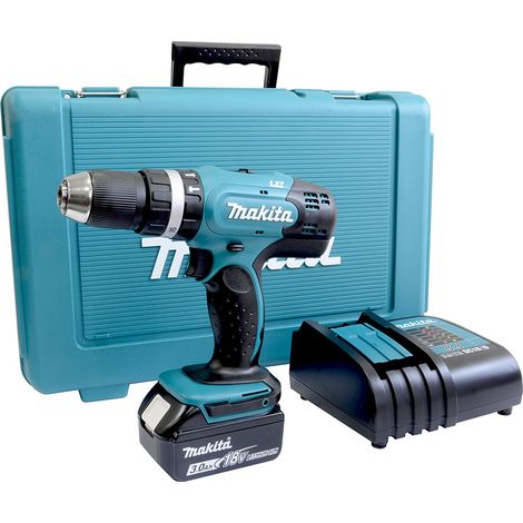 Makita DHP453SF 18V Cordless LXT Combi Drill With 1x 3.0Ah Li-ion Battery And Charger (1/3)