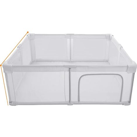 Parc pour bébé, Deux options de taille, Construction en métal durable (1/2)