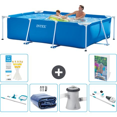 Rechteckiger Frame Pool - 260x160x65 cm - 7-teilig S149