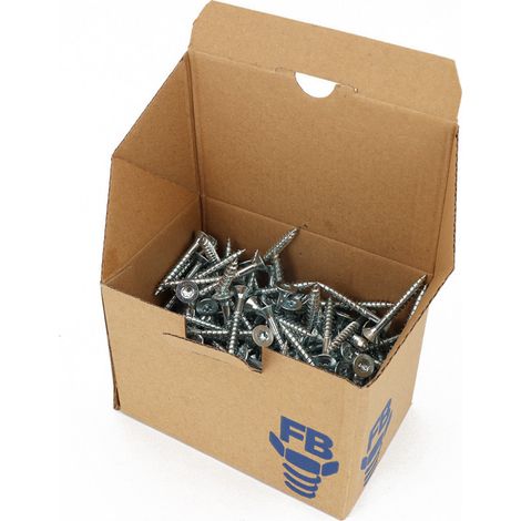 Boite de 200 Vis agglo tête fraisée Torx T30 zingué 6.0x45mm FP (1/3)