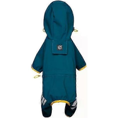 Vêtements imperméables pour animaux de compagnie Manteau de pluie pour chiots pour petits et moyens chiens Sweatshirts Reflechissants Shih Tzu Combinaisons Chihuahua Carlin Manteaux de pluie Bleu M - (1/5)