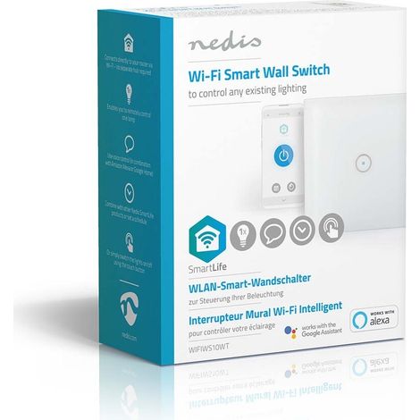 Nedis WANDSCHALTER WIFI (WIFIWS10WT)