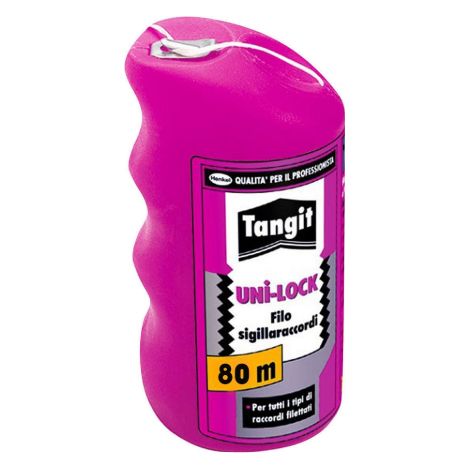 Tangit Uni-Lock sigillante multifilo per raccordi plastica e metallo 80 mt omologato per gas acqua potabile calda e/o fredda