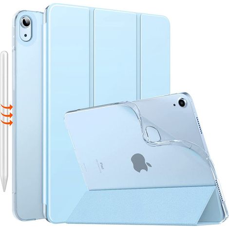 Étui pour iPad Air 11 pouces (2024) / iPad Air 5e/4e génération (2022/2020), fin, translucide, mat et souple, compatible avec l'Apple Pencil Pro/2e génération et USB-C. (1/5)