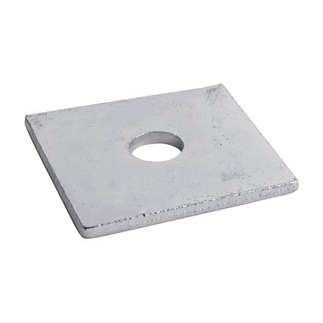 TIMCO Square Plate Washers Silver - M12 x 50 x 50 x 3