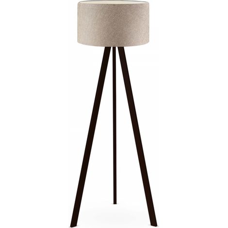 Lámpara de pie, lámpara de pie, iluminación de salón. Lamp Beige