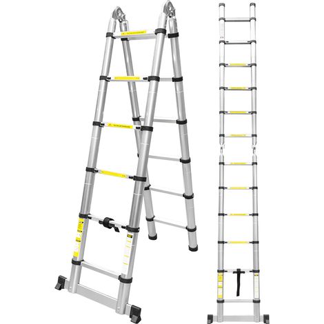 Scala jbm telescopic folding v alluminio 3800mm