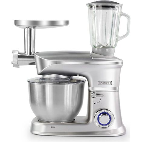 Robot multifonction 1900W Argenté Royaltyline RLPKM19007BG-SIL