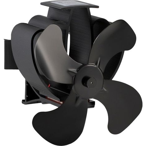 Ventilateur de cheminée magnétique, ventilateur de poêle sans électricité, conduit de cheminée silencieux