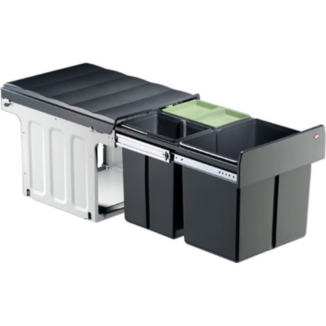 Wesco Trio Master 3 DS: Abfallsammler Trio-Master 40 DT, inkl. Rollwagen, speziell für Eckschränke