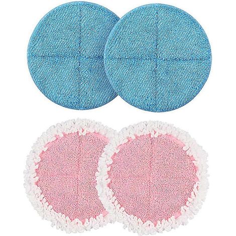 Lot de 4 lingettes de rechange pour balai électrique BOBOT - Accessoires et outils ménagers (1/5)