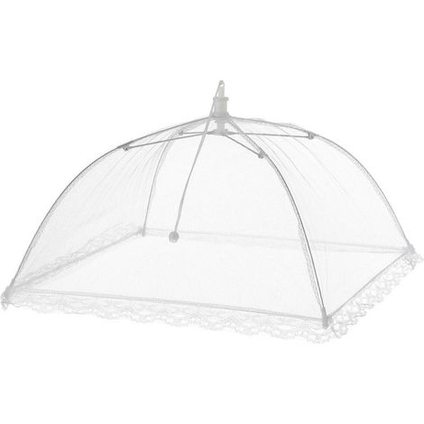 Couvercle alimentaire pliable en maille, protection anti-mouches pour aliments, cloche alimentaire de cuisine et extérieur (1/5)