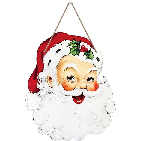 LAOA 38 cm großes Weihnachtsschild aus Holz mit weihnachtlichem Cartoon-Motiv, Willkommensschild für die Haustür, Dekoration für Zuhause, drinnen und draußen, Bauernhof, Wand und Fenster (1/5)