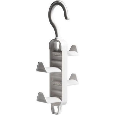 Crochets de suspension multicouches, pour vêtements, écharpe, sac, chapeau, organisateur, cintre de placard, crochet de rangement permettant de gagner de l'espace à la maison 2 pièces (1/5)