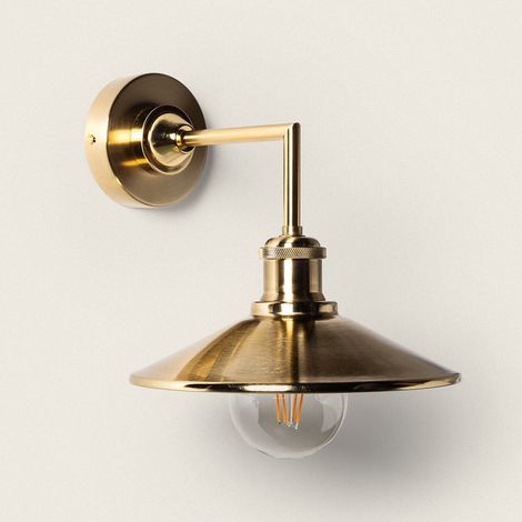 Wandleuchte Metall Frankfield Gold