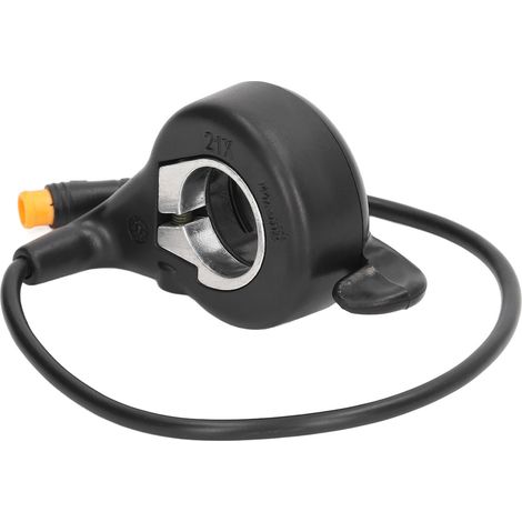 Poignée d'accélérateur à pouce pour vélo électrique, ABS métal, connecteur étanche, accessoire vélo compatible 24V à 72V trottinette électrique